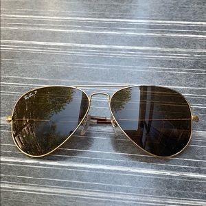 Rayban polarized aviator